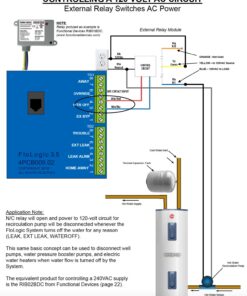 FloLogic Recirculation Pump Shutoff Relay Diagram